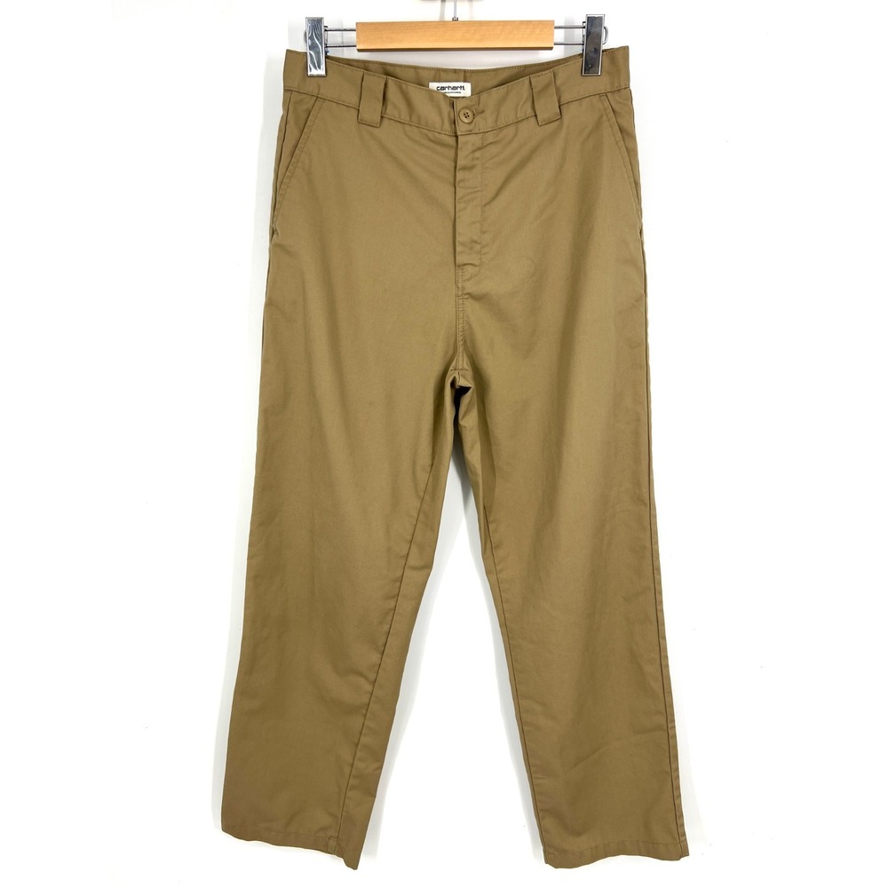 Carhartt WIP Work In Progress Straight W' Master Pant Womens Size 30 Tan Brown